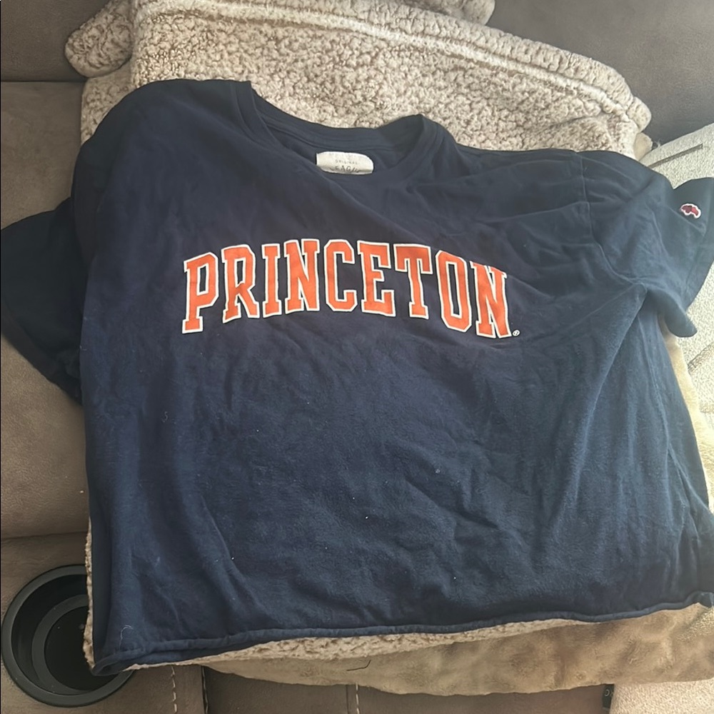 Champion Blue and Orange Short Sleeve Tee